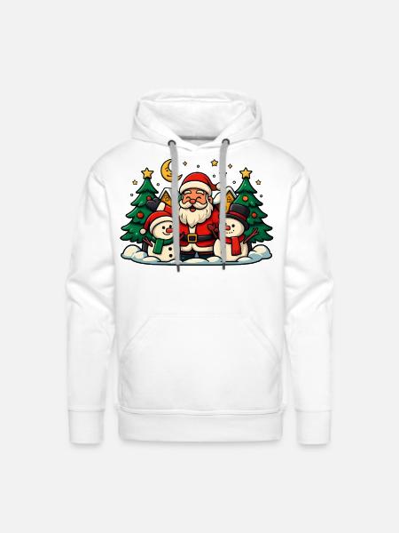 DISEÑO_NAVIDEÑO - Men's Premium Hoodie - white