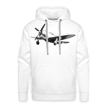 P-47 Thunderbolt - Men's Premium Hoodie - white - Front - Liam (192cm)