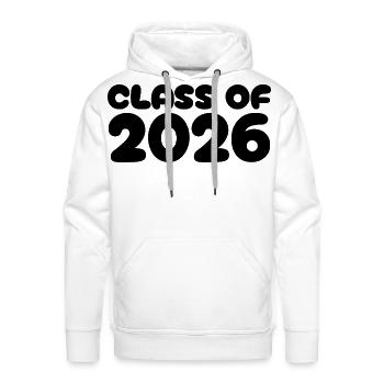 Awaiting design - Men's Premium Hoodie - white - Front - Liam (192cm)
