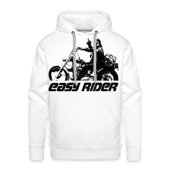 Easy Rider - Men's Premium Hoodie - white - Front - Liam (192cm)
