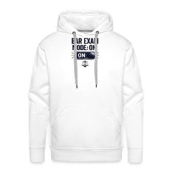 Bar Exam Mode On - Men's Premium Hoodie - white - Front - Liam (192cm)