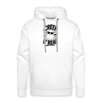 Creep It Real - Men's Premium Hoodie - white - Front - Liam (192cm)