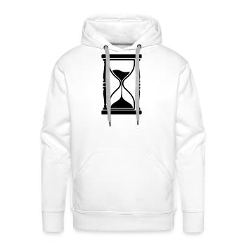 Black Hourglass - Men's Premium Hoodie - white - Front - Liam (192cm)