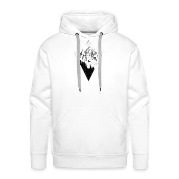 Please upload the design image - Men's Premium Hoodie - white - Front - Liam (192cm)