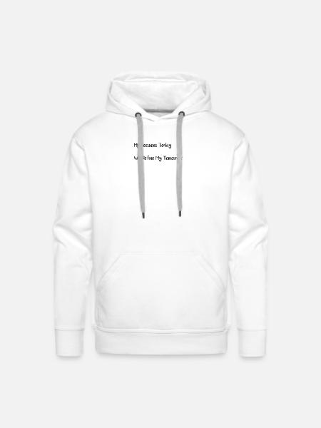 Mantra - Men's Premium Hoodie - white