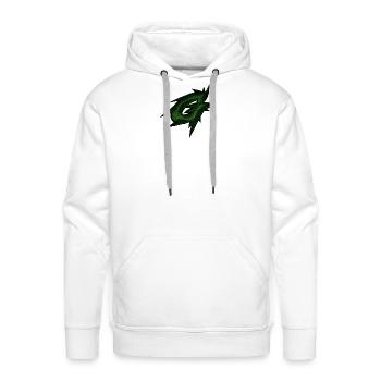 G-ator  - Men's Premium Hoodie - white - Front - Liam (192cm)