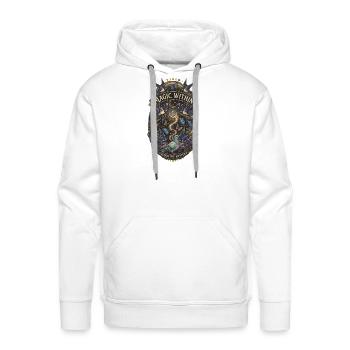 Magic Within: Celestial Birds - Men's Premium Hoodie - white - Front - Liam (192cm)