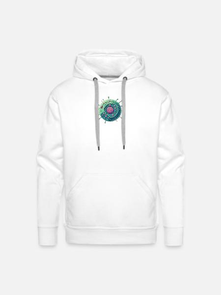Cells - Men's Premium Hoodie - white