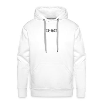 HIP-HOP - Men's Premium Hoodie - white - Front - Liam (192cm)