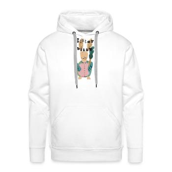 easter bunny - Men's Premium Hoodie - white - Front - Liam (192cm)