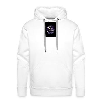Lost in My Thoughts T-Shirt – Reflective & Comfy  - Men's Premium Hoodie - white - Front - Liam (192cm)