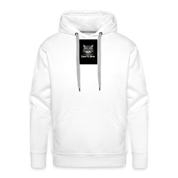 Leave Me Alone T-Shirt – Bold & Comfy Tee - Men's Premium Hoodie - white - Front - Liam (192cm)