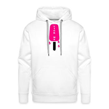 Ice Cream - Men's Premium Hoodie - white - Front - Liam (192cm)