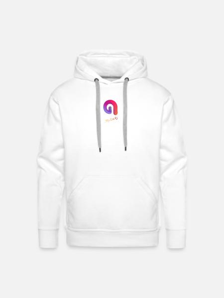 My Lucky - Men's Premium Hoodie - white