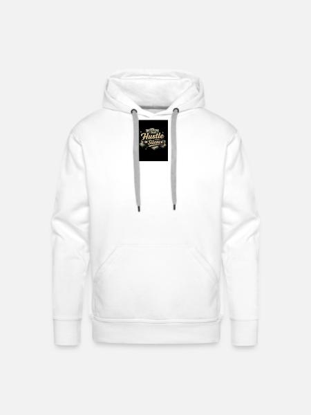 Motivational & Comfy Tee - Men's Premium Hoodie - white