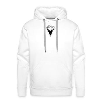 [design missing] - Men's Premium Hoodie - white - Front - Liam (192cm)