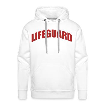 Lifeguard - Men's Premium Hoodie - white - Front - Liam (192cm)