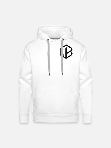 WB-Studio-Symbole officiel(clair,professionel - Men's Premium Hoodie - white