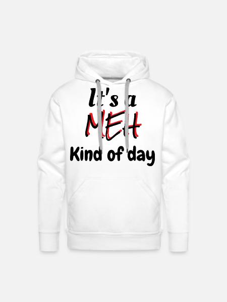 MEH - Men's Premium Hoodie - white