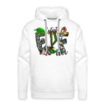 Cutest Elf Ever - Men's Premium Hoodie - white - Front - Liam (192cm)