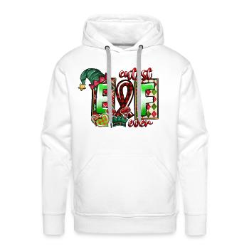 Cutest ElF Ever - Men's Premium Hoodie - white - Front - Liam (192cm)