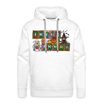 Trick Or Treat - Men's Premium Hoodie - white - Front - Liam (192cm)