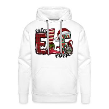 Cutest Elf Ever - Men's Premium Hoodie - white - Front - Liam (192cm)
