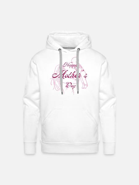 Happy mother's day - Men's Premium Hoodie - white