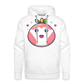 Embrace the Squishy Bliss - Men's Premium Hoodie - white - Front - Liam (192cm)