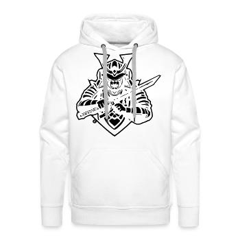 Awaiting design details - Men's Premium Hoodie - white - Front - Liam (192cm)