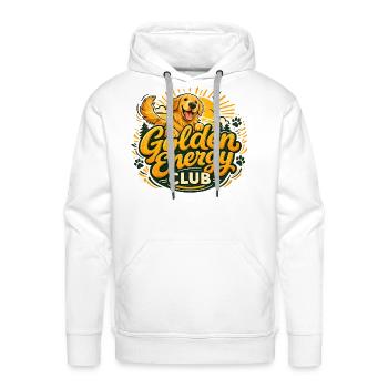 Pet Friends Golden Retriever Dog Lover - Men's Premium Hoodie - white - Front - Liam (192cm)