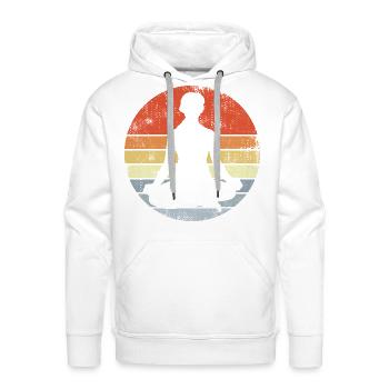 Yogi Drawing - Men's Premium Hoodie - white - Front - Liam (192cm)