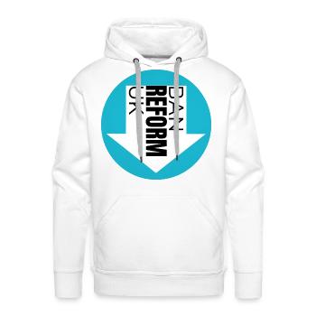 Ban Reform UK! - Men's Premium Hoodie - white - Front - Liam (192cm)