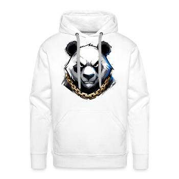 Royal Panda - Men's Premium Hoodie - white - Front - Liam (192cm)