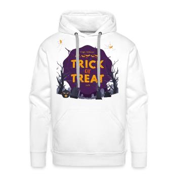 Trick or Treat 2026 Halloween - Men's Premium Hoodie - white - Front - Liam (192cm)