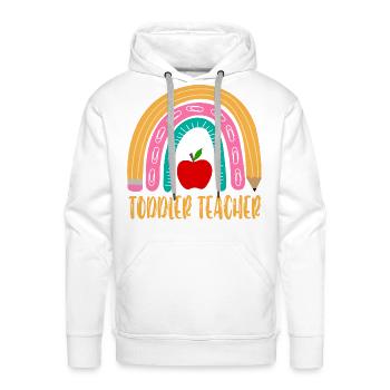 Toddler Teacher - Men's Premium Hoodie - white - Front - Liam (192cm)