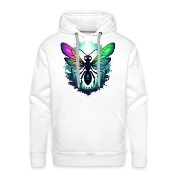 futuristic ant - Men's Premium Hoodie - white - Front - Liam (192cm)