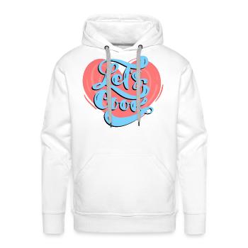 Let s Cook For Meals - Men's Premium Hoodie - white - Front - Liam (192cm)
