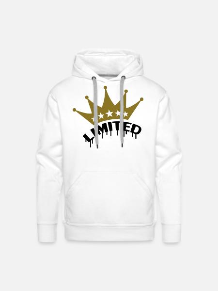 Limited - Men's Premium Hoodie - white
