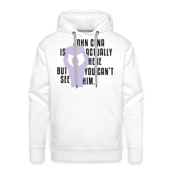 John Cena - Men's Premium Hoodie - white - Front - Liam (192cm)