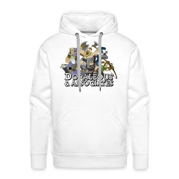 Doraleous & Associates T-Shirts - Men's Premium Hoodie - white - Front - Liam (192cm)