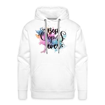 Best Oops Ever Funny Quotes Cute Baby Feet - Men's Premium Hoodie - white - Front - Liam (192cm)
