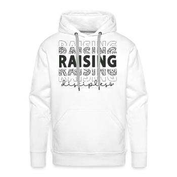 Raising Disciples - Men's Premium Hoodie - white - Front - Liam (192cm)