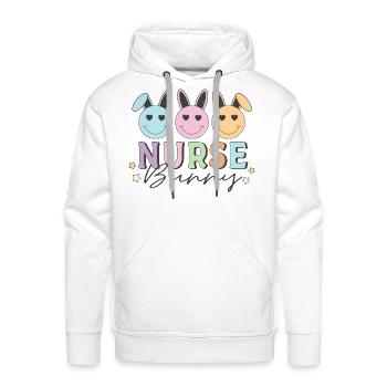 Nurse Bunny Easter Bunny - Men's Premium Hoodie - white - Front - Liam (192cm)