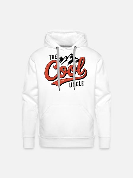 The cool uncle - Men's Premium Hoodie - white