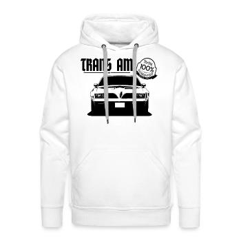 Classic Trans Am - Men's Premium Hoodie - white - Front - Liam (192cm)