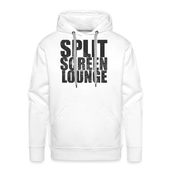 SPLIT SCREEN MAP - Men's Premium Hoodie - white - Front - Liam (192cm)