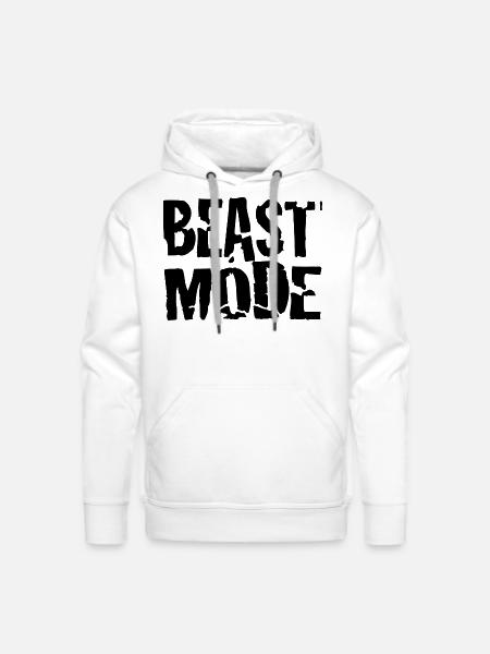1 - Men's Premium Hoodie - white