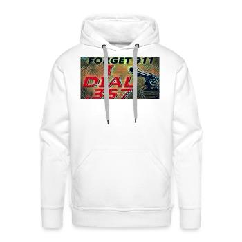 Forget 911 - Men's Premium Hoodie - white - Front - Liam (192cm)