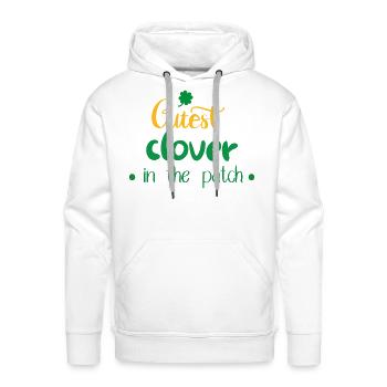 Cutest Clover - Men's Premium Hoodie - white - Front - Liam (192cm)